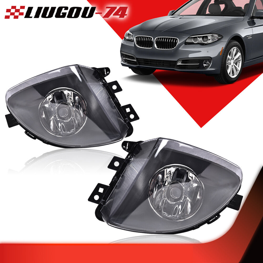 2pcs Fog Lights Fit 2011 2012 2013 for 5 F10 528I 535I 550I LH & Right Grip - v