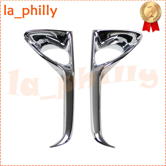 Front Fog Light Lamp Cover Trim Fit for Lexus RX350 2016 2017 2018 2019 Chrome