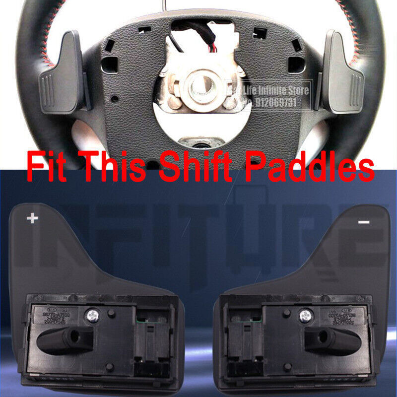 Black Car Shift Paddles for KIA K3 13-17 K3S 14-17 Car Steering Wheel Shifter