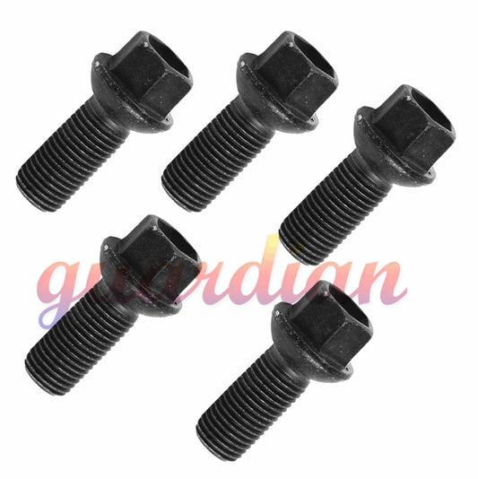 Chromium-plated bolts and nuts suitable for Mercedes E350, E550, SL500, SL550, CLS550, C250, and C350 (5-)
