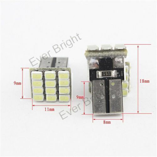 T10 1206 12 SMD 12 LED Car Wide Light Map Reading Lamp Bulb 1pc Bright White