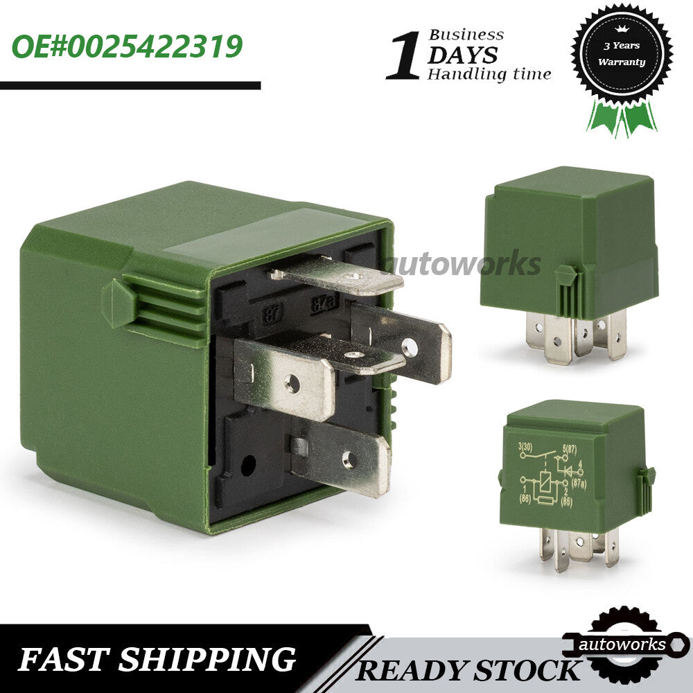 0025422319 for Mercedes Benz CL GL ML S 5-Prong Suspension Air Compressor Relay