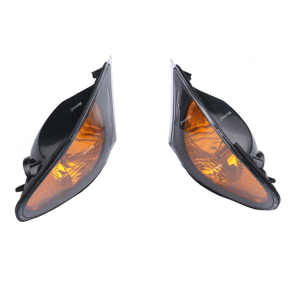 for BMW 02-05 E46 3-SERIES 4 Door Sedan Corner Turn Signal Lights Yellow Lens Q