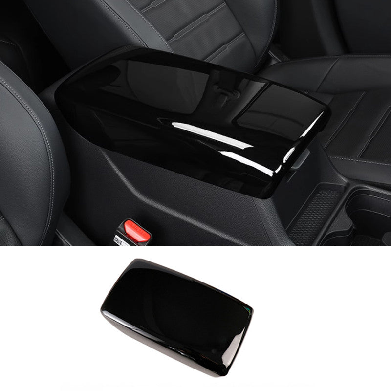 Bright Black Central Storage Box Decor Cover for Honda CRV CR-V 2023 2024 v