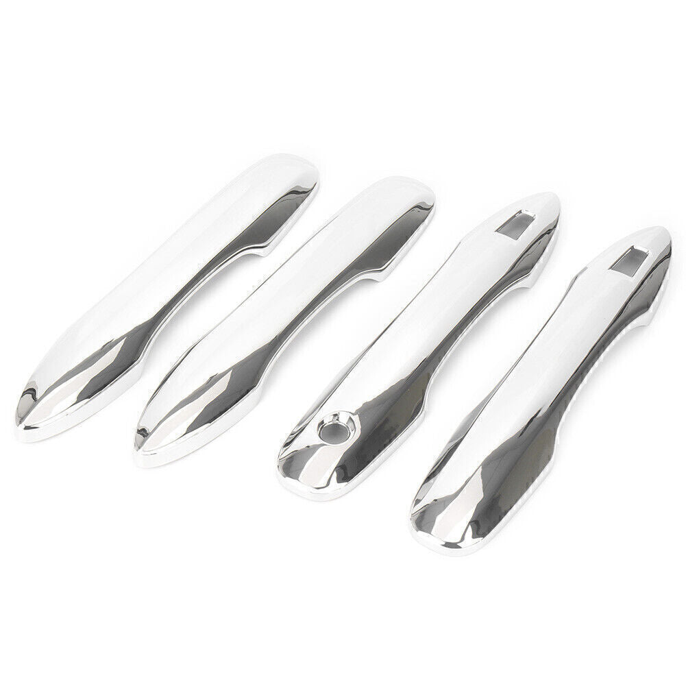 4x ABS Chrome Door Handle Cover Molding Trim Fit for Toyota for Camry 2018 Q
