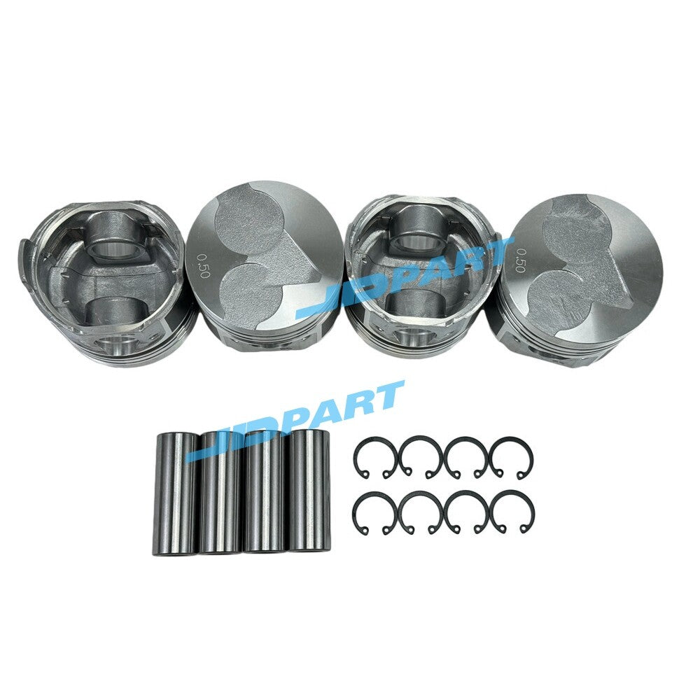 4-piece piston kit + 0.5mm for V1405 engine parts -