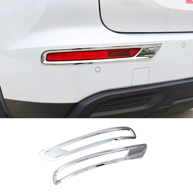 ABS Chrome Rear Fog Light Cover Trim 2pcs for Mitsubishi Outlander 2022-2024