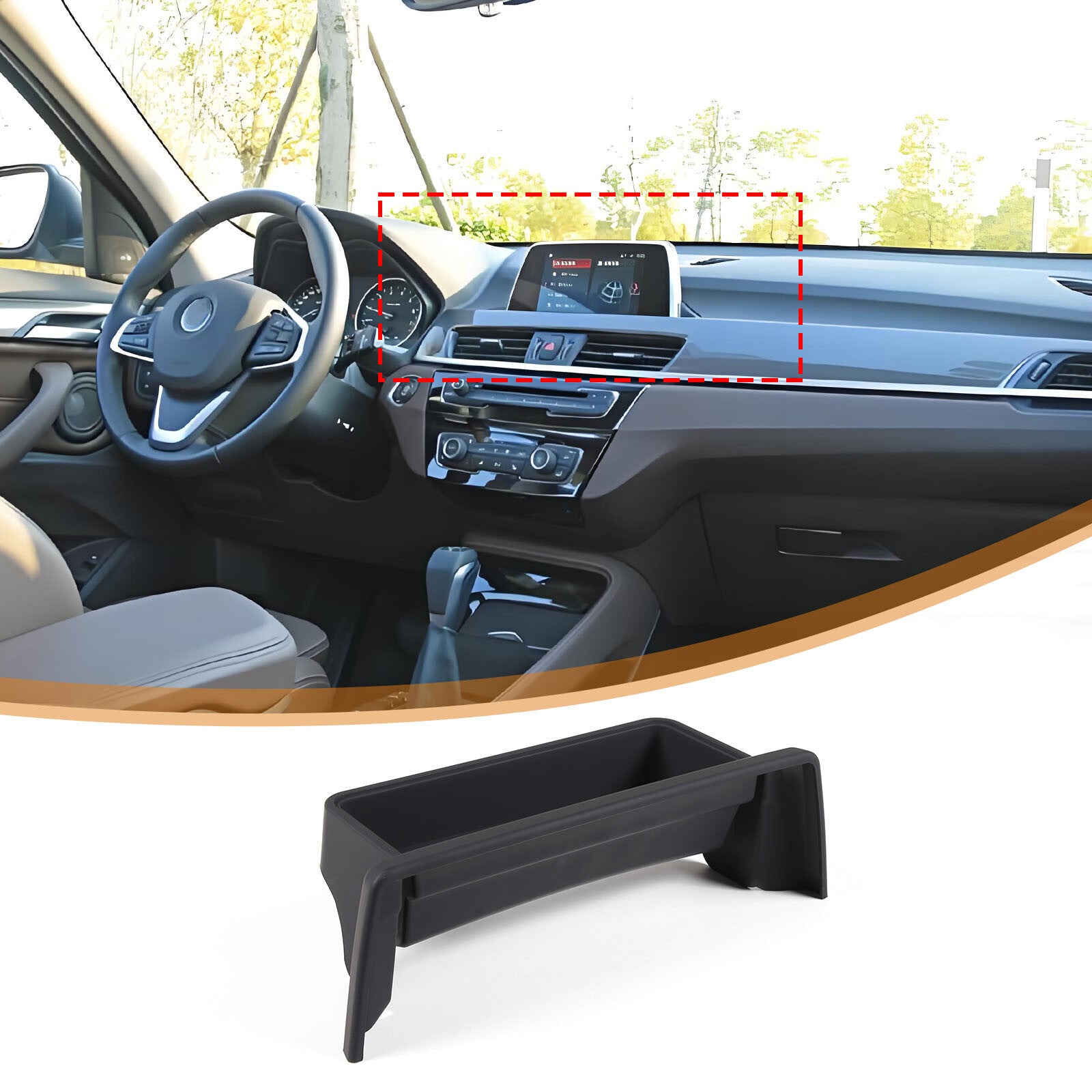 Front Grill Trim Protective Film Cover 4 pcs for Outlander 2023 2022 2024- v