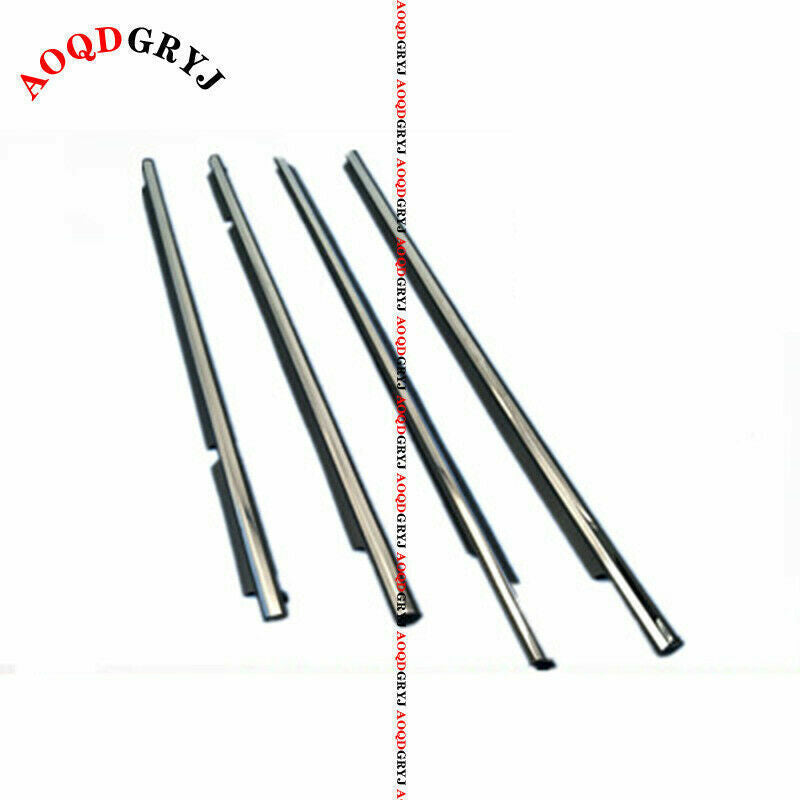 For Prado FJ/LC120 GX470 2003-2009 QuarterDoor Belt Moulding W/ Chrome Strip 4x