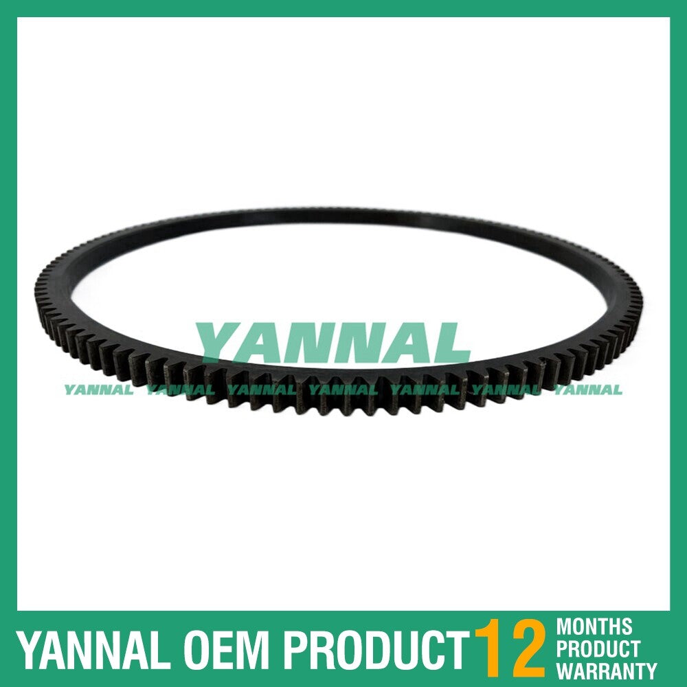 Flywheel compatible with for Isuzu 4BG1, 4BD1, and 6BD1 engine spare parts.