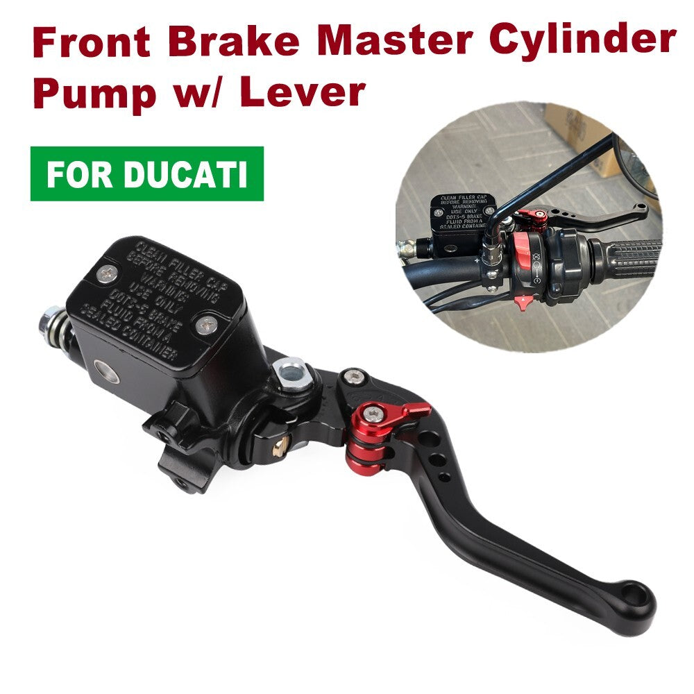 for Ducati Monster 659 696 796 797 821 Front Brake Master Cylinder Pump w/ Lever Q