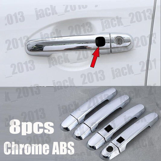Fit for Toyota VIOS 2014 15 16 17 2018 8PCS Chrome Car Door Handle Cover Trim