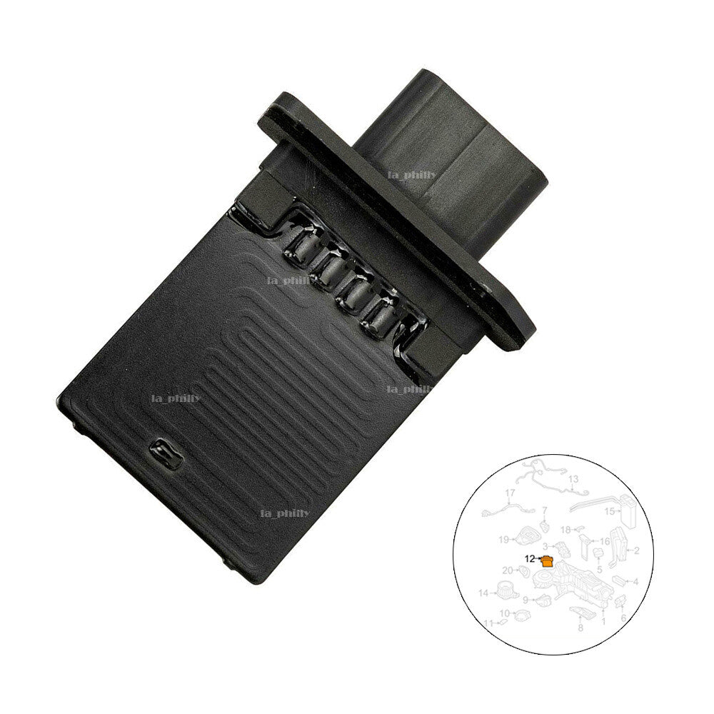 Front Heater Blower Motor Resistor for Ford for Mustang F-150 Fiesta Escape 04-15 Q
