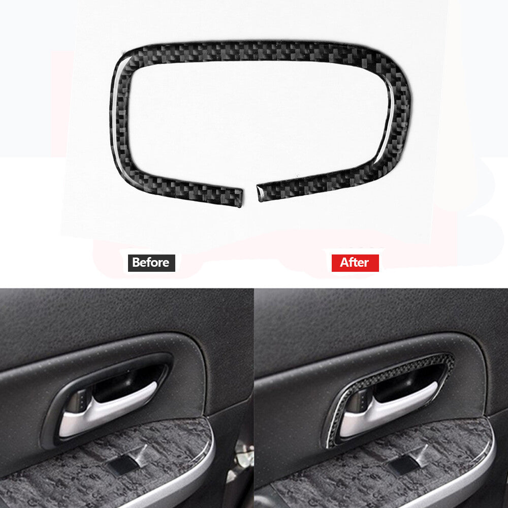 Carbon Fiber Driver Side Rear Door Handle Cover Trim for Suzuki Grand Vitara