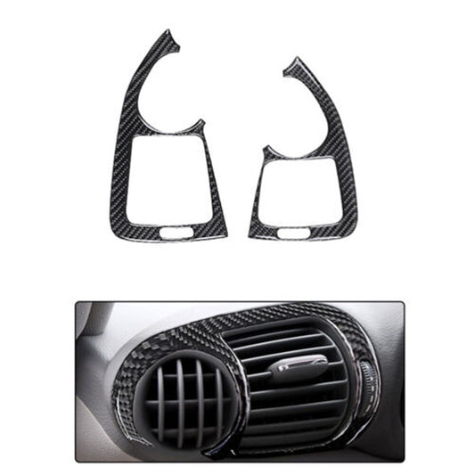 2x carbon fiber LR vents trim for Mercedes C-Class W203