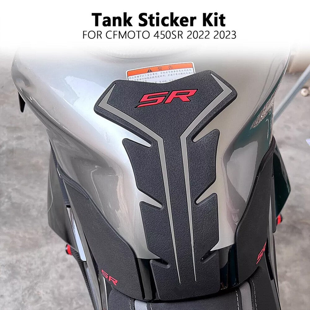 Motorcycle Fuel Tank Pad Anti-slip Tank Sticker Pad For CFMOTO 450SR 2022-2023