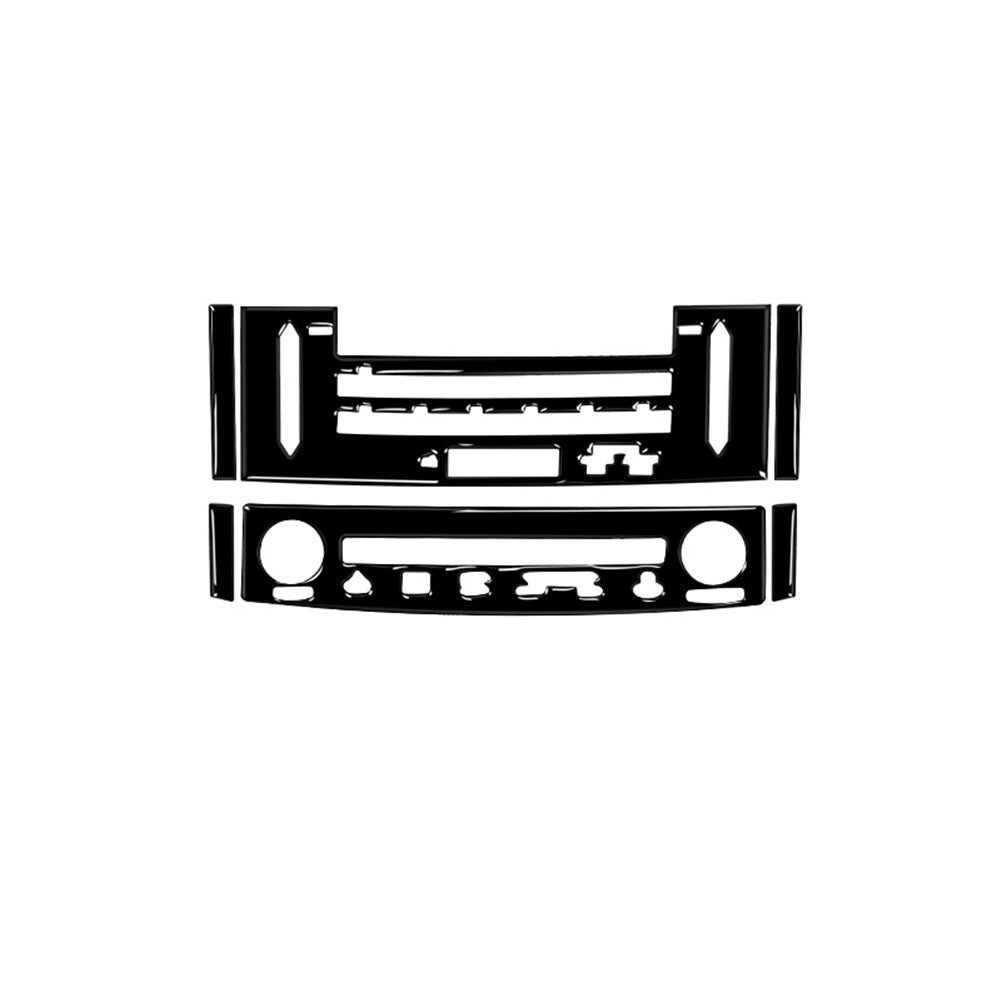 Red Carbon Fiber Center Console CD Panel Trim Cover For 3 E46 1998-05 v