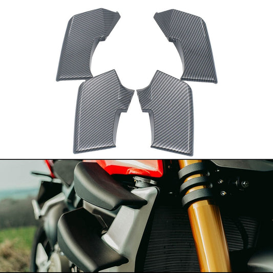 for DUCATI Streetfighter V4 /S/SP V2/S Carbon Fiber Spoiler Fxed Winglets Wings v