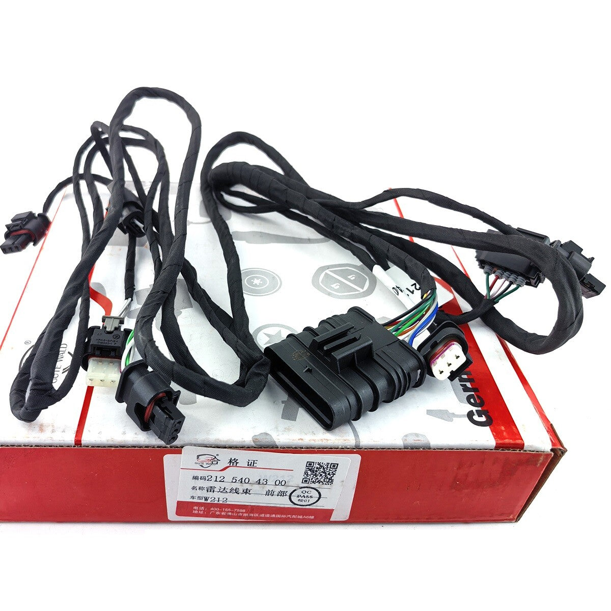 Front Bumper Parking Aid System Wiring Harness for Mercedes-benz W212 2125404300 Q