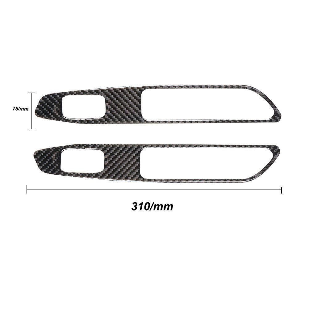 Red Carbon Fiber Central Vent Outlet Cover Trim For X5 E70 X6 E71 2011-2013 v