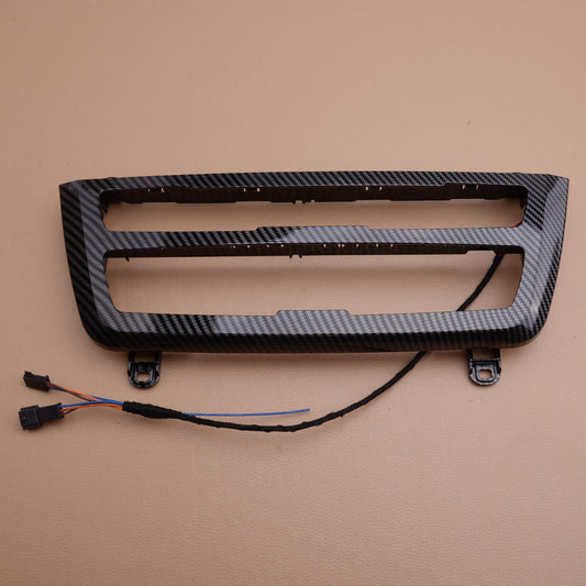 Fit for 3 4 F30 LED Luminescent Light Dash AC Panel Radio Trim New v
