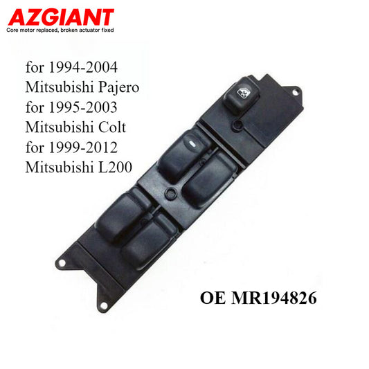 Suitable for Mitsubishi Pajero/Colt/L200 left front drive side window switch MR194826