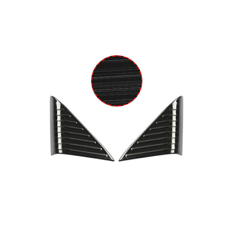 A Post Front Triangle Cover Trim 2PCS for Nissan Altima 2019-2022 Black Titanium