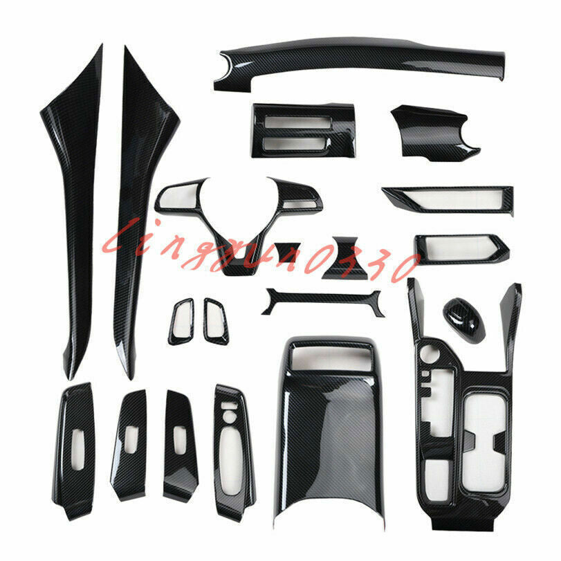 20x for Nissan Sentra 2020-2024 Carbon Fiber pattern Interior Decor Cover Trims
