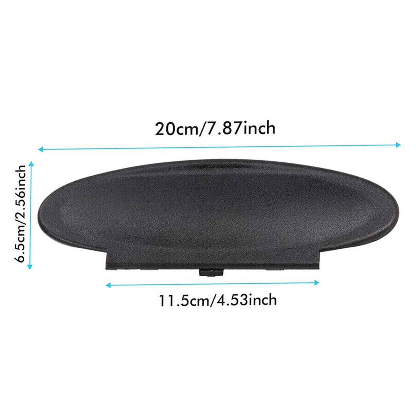 Sun Visor Mirror Cover Black fit for Porsche 911 996/997 Cayman 986/987 AT