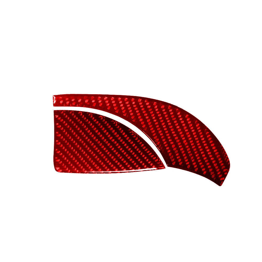 2Pcs Carbon fiber Door Handle Switch Cover Trim For Camaro 2016-2018 v