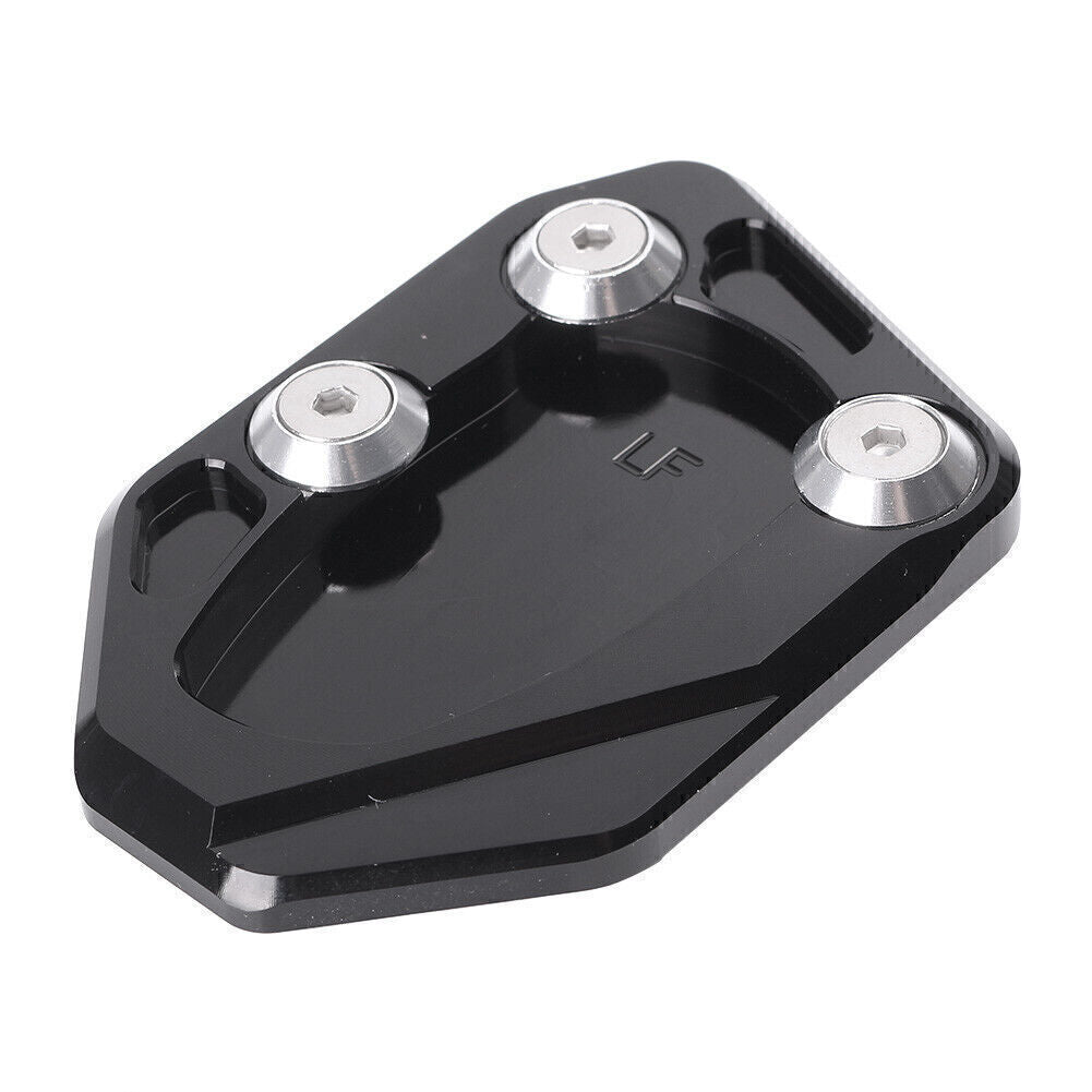 Motorcycle Kickstand Side Stand Extension Plate Pad Fit for LIFAN KPR150 Black Q