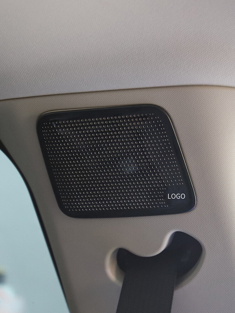 for Ford Explorer 2020-2022 Black Steel Rear Speaker Audio Surround Trim Cover
