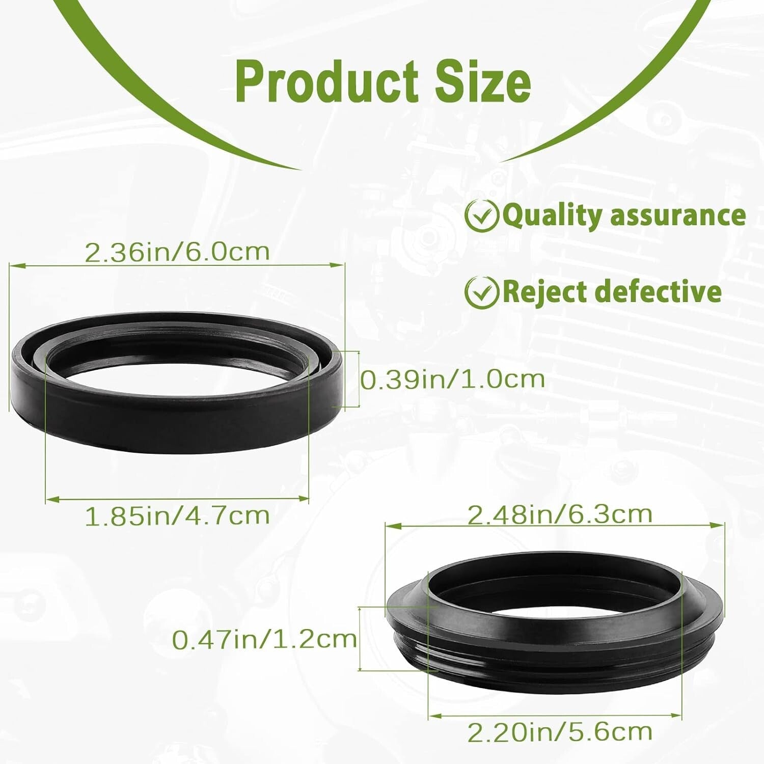 Front Fork OilDust Seal Kit for Suzuki DRZ400 2000-2007, RM125 250 1996-2000