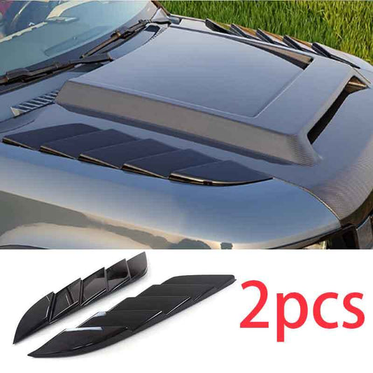 Engine Hood Air Outlet Vent Cover Glossy Black for Land Rover for Defender 2020-2023