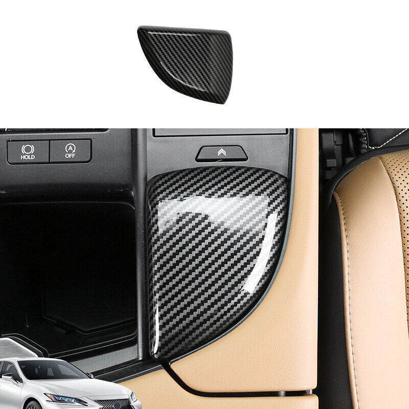 ABS Carbon look Console Gear Shift Panel Cover for Lexus ES250 300h 350 20-22 n