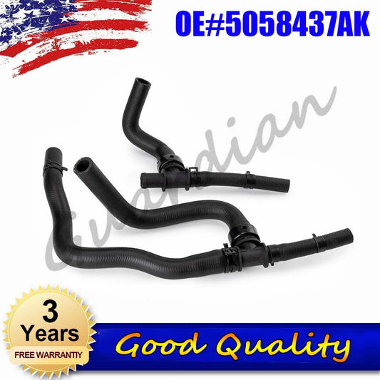 Heater hose kit with TEE Supply-Return 5058437AK for Dodge Journey 2.4L 08-20