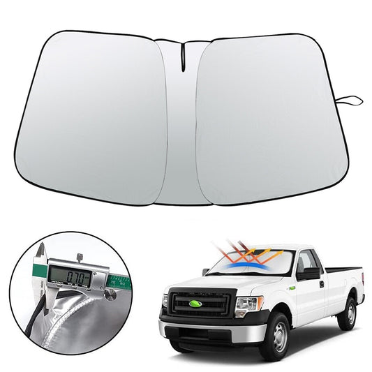 Suitable for 17-24 year old Super Duty F250 F350 windshield sunshade heat block cover. n