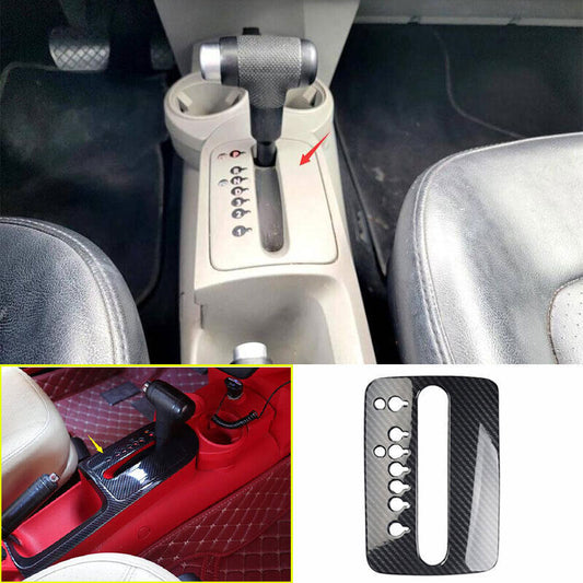 ABS Carbon Fiber Central Console Gear Shift Panel Trim for VW Beetle 2004-2006 b n