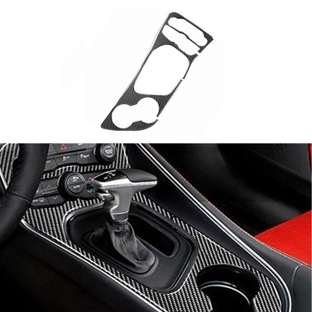 Carbon Fiber Passenger Dashboard Cover Trim for Subaru Outback Legacy 2015-2017 v