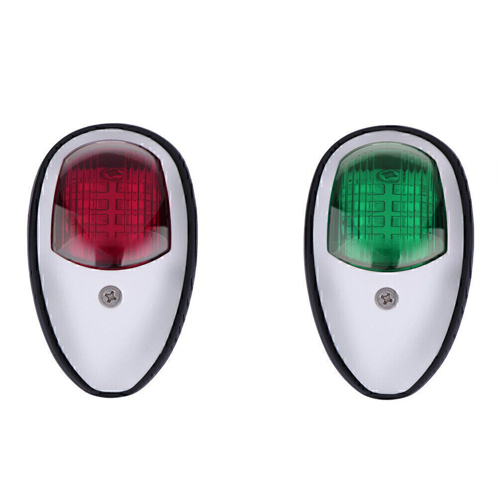 2-piece waterproof 12V LED navigation light for marine and yacht use - n