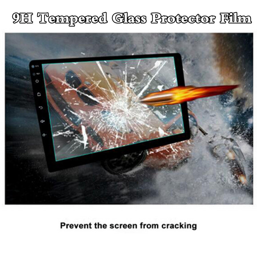 Tempered Glass Screen Protector Cover Film For 10.1 inch Car DVD Radio GPS Nav