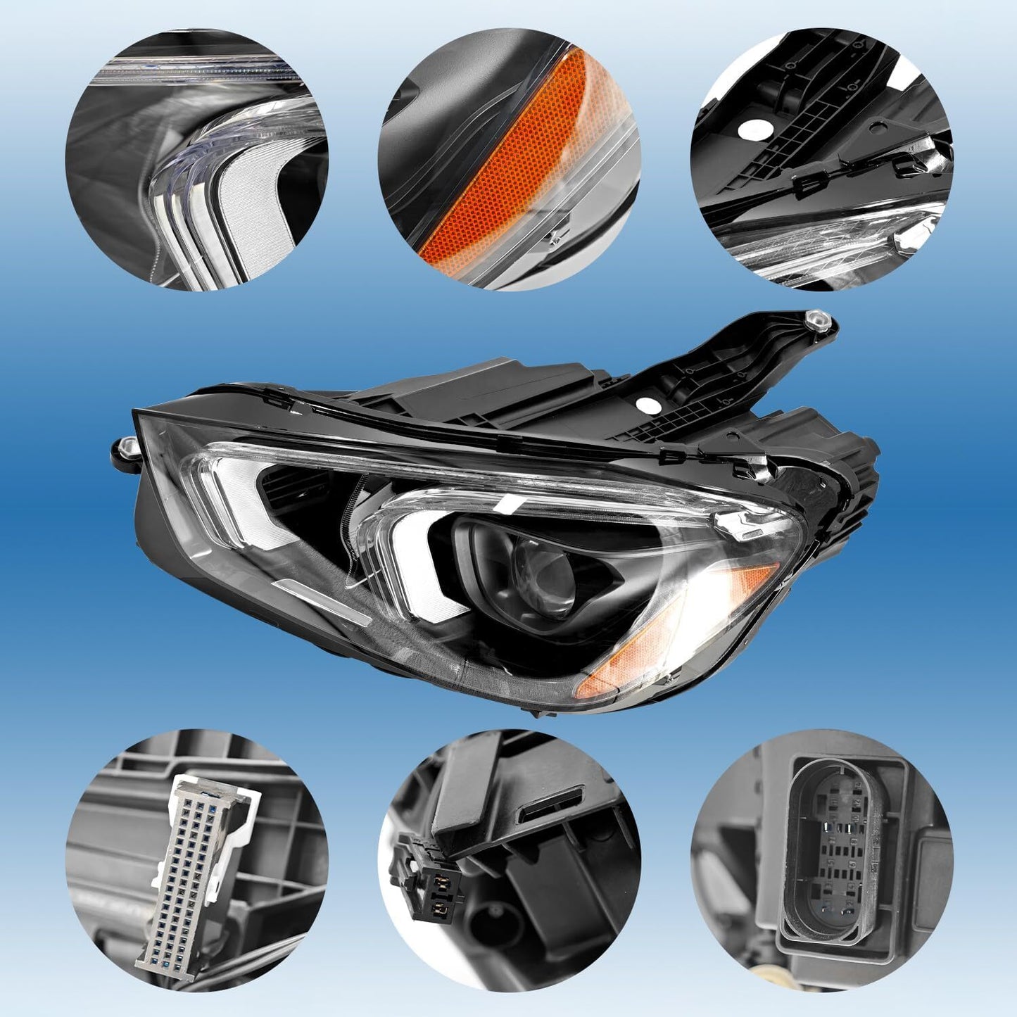 LED Headlight Left Side For 2020-2022 GLE Class n