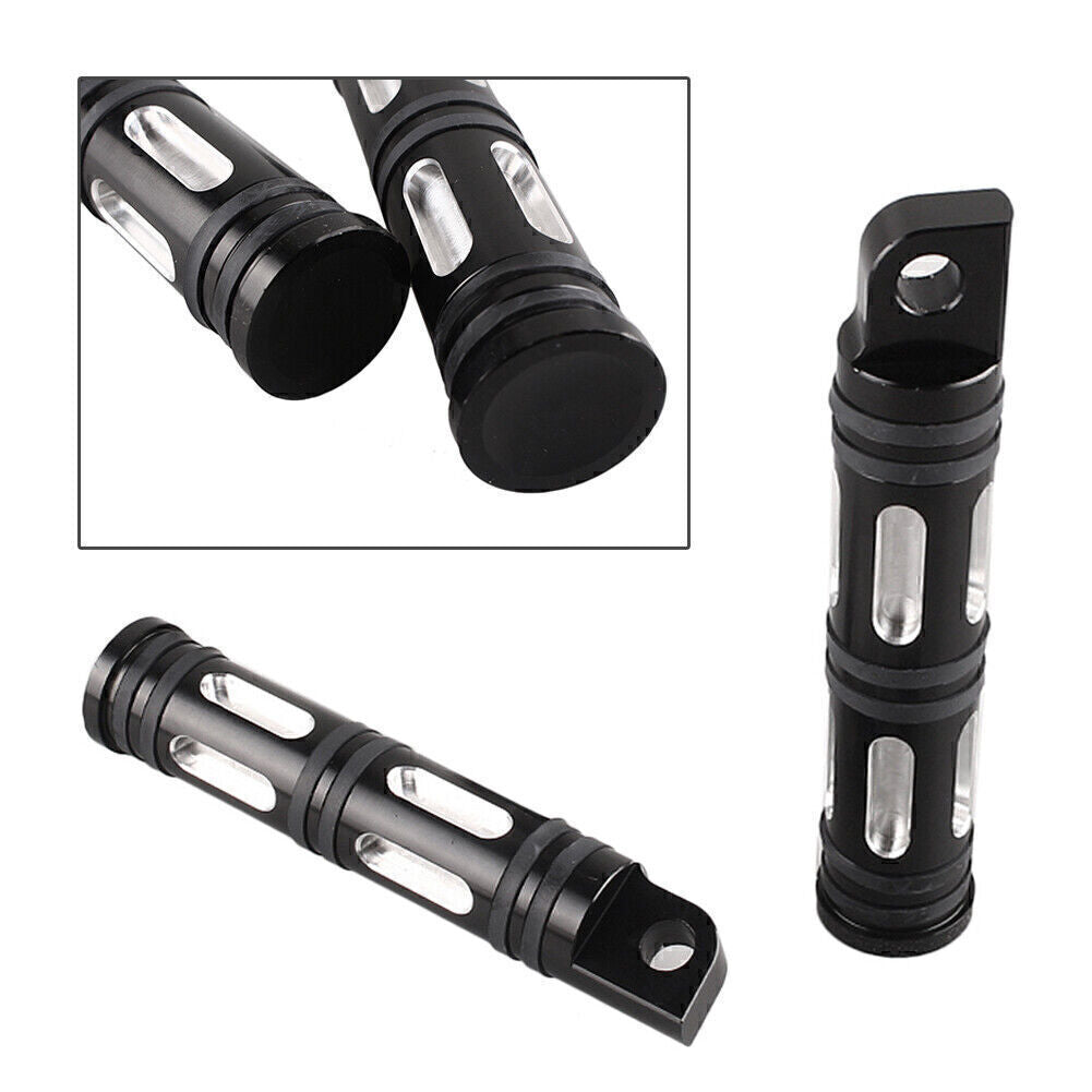 CNC Aluminum Foot Pegs Footpegs Fit for Harley Sportster XL883N FXCW 49312-10