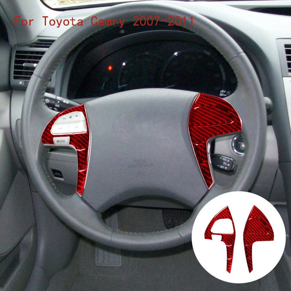 Red Radio Navigation CD Player Carbon Fiber Trim for Cadillac CTS 2003-2007 v