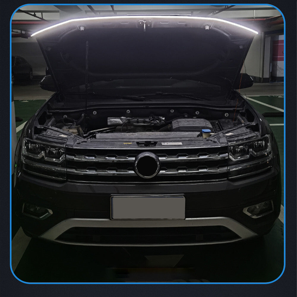 Car for SUV Hood Daytime Running Light Strip Flexible LED Decorative Atmosphere Lamp Q