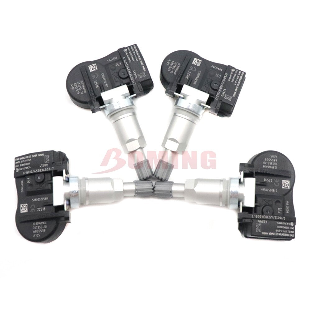 4x TPMS Tire Pressure Monitor Sensor 6855539 TPM222 for BMW F20 3ER F30 4ER X5