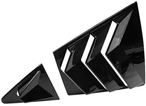 for Corolla 2023-2024 Side Window Louver Shutter Cover Trim Gloss Black B n