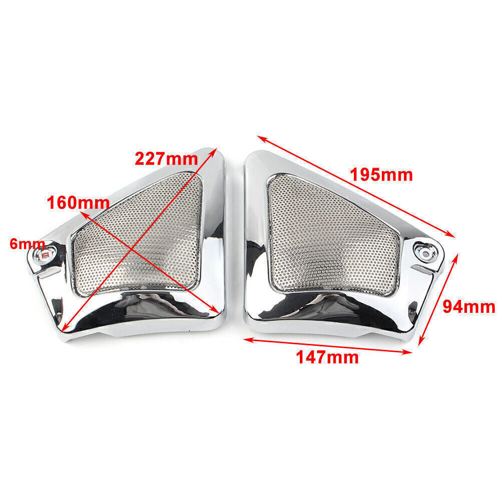 Chrome Airbox Frame Neck Side Cover for Harley V-Rod VRSCA VRSCB VRSCX VRSCAW