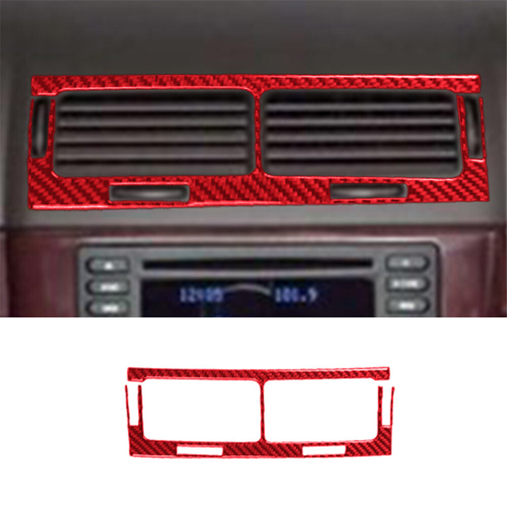 Carbon Fiber Water Cup Holder Frame Panel Trim for Corolla 2014-2018 v