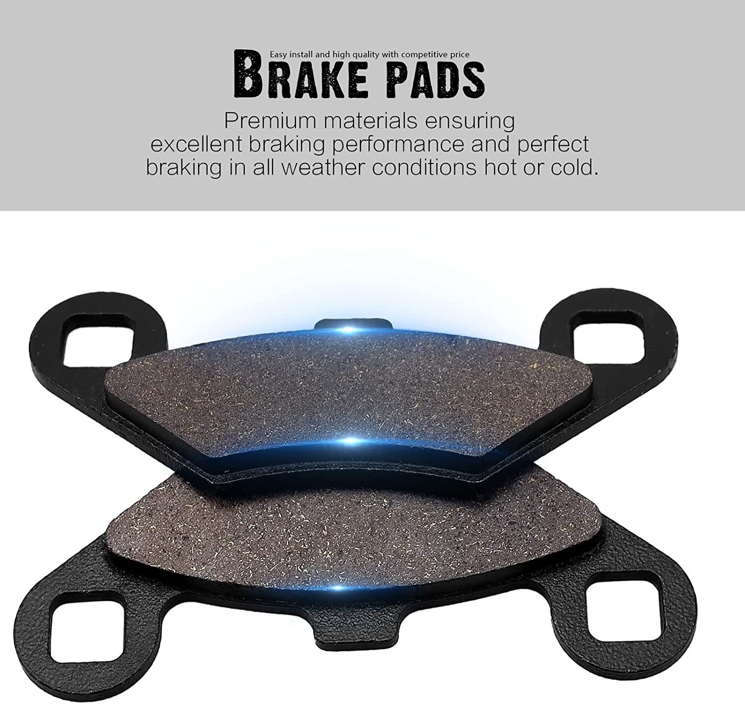 Brake Pad for Polaris RZR 800 2008-14 RZR S 800 RZR 800S 2009-14 RZR 570 2012-15